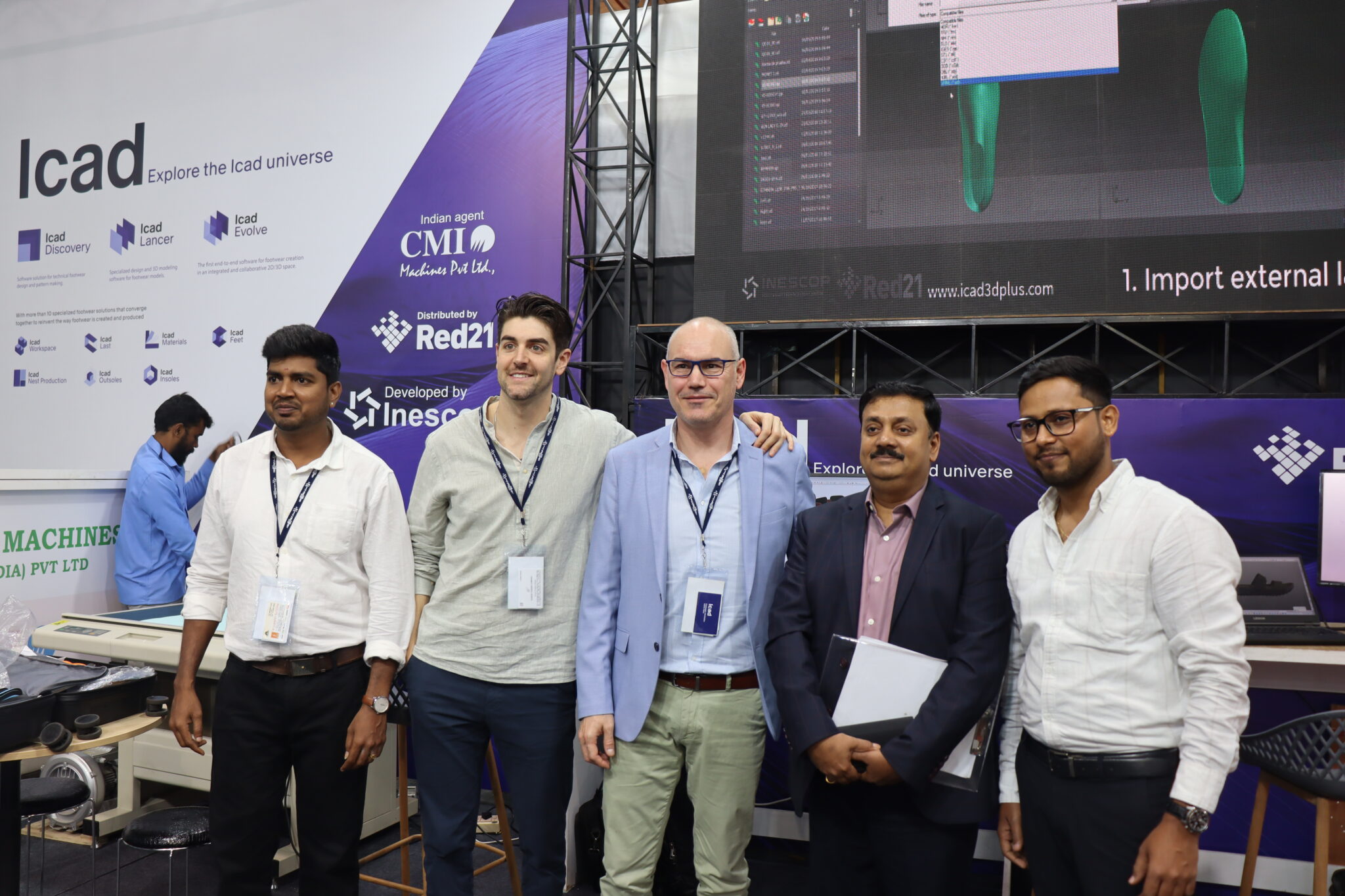 Red21 en la IILF 2026: Icad lidera el cambio en el mercado del calzado en India